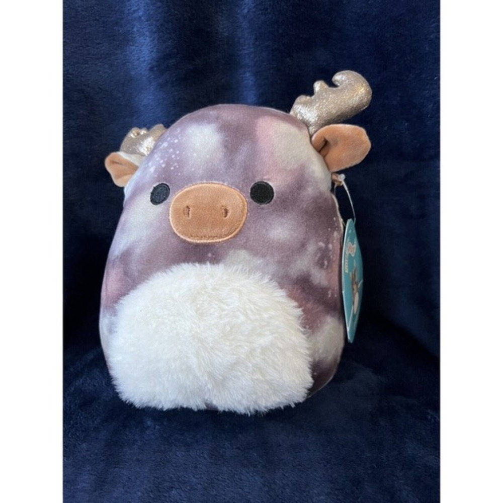 2021 Squishmallows Greggor Moose Plush 8"‎ Antlers Stuffed Toy Kellytoy W Tags